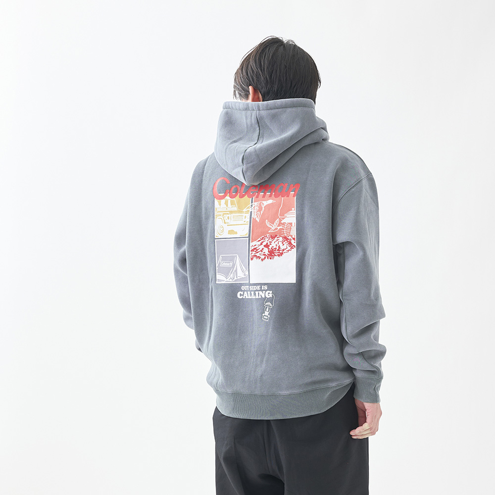 フーディー コラージュ（チャコール）